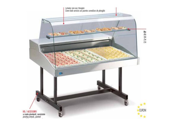 Vetrina refrigerata Super 1200 Euronorm C
